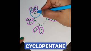 CYCLOPENTANE ELECTRON DOT STRUCTURE CLASS X [upl. by Hennie]