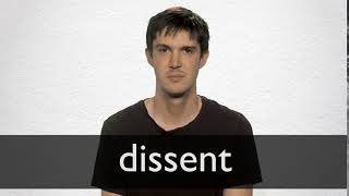 How to pronounce DISSENT in British English [upl. by Ahsiuqat]