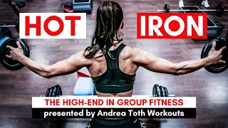 HOT IRON CROSS ⟫ Full Body Barbell Workout ⟫ Group Training [upl. by Anerul38]