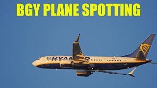 BGY MILAN BERGAMO AIRPORT  PLANE SPOTTING  TAKEOFFS AND LANDINGS  RYANAIR [upl. by Mccullough]