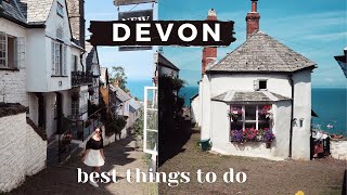 Things to Do in Devon Clovelly Village and Secret Cafe on Barricane Beach Travel Vlog [upl. by Denoting]