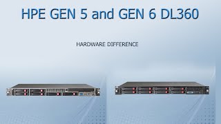 HPE DL360 G5 and DL360 G6 Comparison [upl. by Azile353]