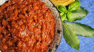 Ragù di cinghiale ricetta originale della nonna 👵 battuto al coltello [upl. by Ylrebnik]