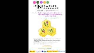 Webinar presentación itinerario de emprendimiento [upl. by Drahser]