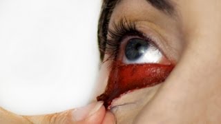 Bloody eye makeup [upl. by Minny]