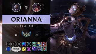 Orianna Mid vs Akali  EUW Challenger Patch 1410 [upl. by Valdas]