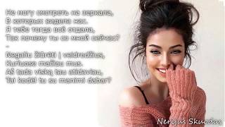 lyrics Artik amp Asti  Зачем я тебе Anagramma Remix LIETUVIŠKAI [upl. by Marashio]