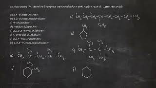 Napisz wzory strukturalne i grupowe węglowodorów o podanych nazwach a 24dimetylopentan [upl. by Ilocin209]