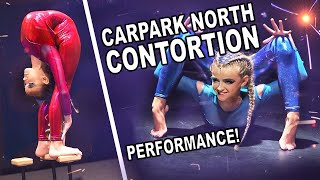 CONTORTION PERFORMANCE Carpark North Human [upl. by Kenrick]