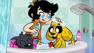 EL DÍA DEL BAÑO 🐶🚿🛁 Las Perrerías de Mike Ep 17 Temporada 1 [upl. by Daughtry]