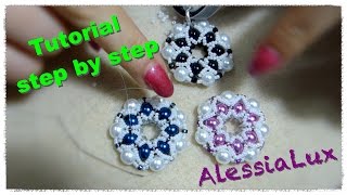 Diy tutorial ciondolo perle e perline 2 come fare gioielli fai da te [upl. by Melnick]