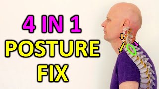 How To Correct 4 Keys To POSTURE In 1 Exercise [upl. by Dix]