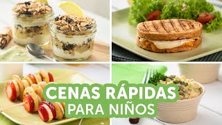 Cenas rápidas para niños  Kiwilimón [upl. by Etteiluj]