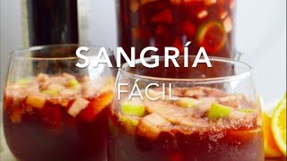 CÓMO HACER SANGRÍA fácil amp muy deliciosa  Recetas fáciles Pizca de Sabor [upl. by Eelahc]