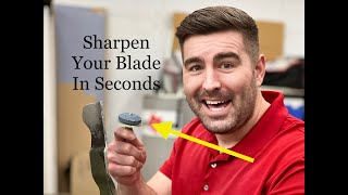 How To Sharpen Your Lawn Mower Blade The EASY Way [upl. by Walliw]