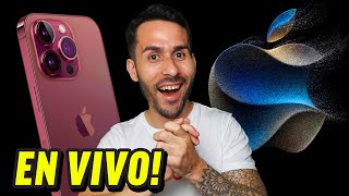 EVENTO de Apple 2023  iPhone 15 y iPhone 15 Pro Apple Watch Ultra 2 y más  COBERTURA EN VIVO [upl. by Ame]