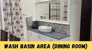 Wash Basin Area  Dining Room  Rupslife [upl. by Baggs]