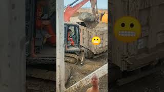 Excavator fail😆😆 bloopers funny fail work dangerous [upl. by Adahs]