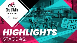 Giro dItalia Women 2024  Stage 2 Highlights [upl. by Fishman]