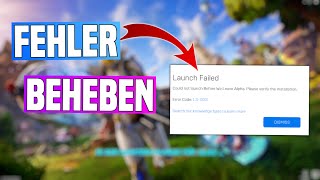 Fortnite Fehler LS0013 beheben Deutsch  Fortnite startet nicht Fix [upl. by Yerfdog]