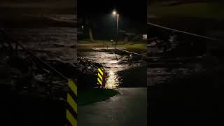 Water flowing in Pawnee Oklahoma City Lake over the low water bridge [upl. by Cheshire]