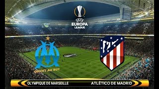 PES 2018  Marseille vs Atletico Madrid  UEFA Europa League  Gameplay PC [upl. by Richer]