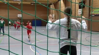 DJugendMädchen spielen in der EichenkreuzLiga Handball [upl. by Mackey773]