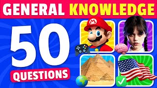 QUIZ How Good Is Your General Knowledge 🧠📚🤓 How Smart Are You [upl. by Llenrup]