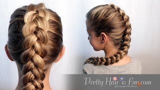 HOW TO DUTCH BRAID HAIR TUTORIAL 🙌🙌❤ [upl. by Anelliw]