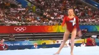 Nastia Liukins Floor Routine [upl. by Enirahtac]