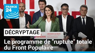 Législatives  création du Front Populaire en France un programme de quotrupturequot totale [upl. by Arratahs]