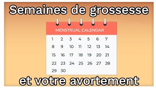 Les semaines de grossesse gestation et vos options davortement  Ami explique lavortement [upl. by Orton]