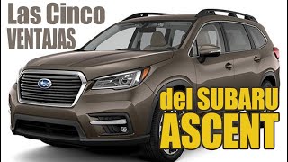 🚦Las 5 Ventajas del SUBARU ASCENT  Modelo 2022 [upl. by Eachelle658]