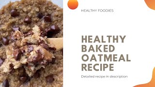 Healthy microwave baked oats recipe shorts [upl. by Sirref]