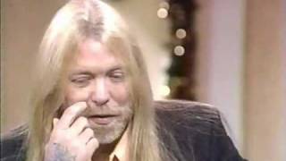 Gregg Allman on Regis amp Kathie Lee 1991 [upl. by Rabkin332]