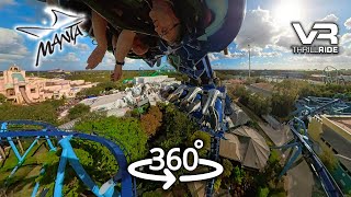 MANTA Seaworld epic VR Roller Coaster onride POV  Seaworld Orlando in 360 degrees [upl. by Keith]