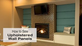 How to Make Upholstered Wall Panels [upl. by Fia]