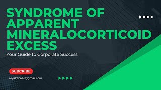 Syndrome of Apparent Mineralocorticoid Excess  Causes  Symptom  Diagnosis  Treatment amp Pathology [upl. by Bui180]