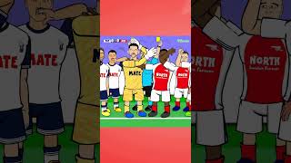 Arsenal beat Spurs  again arsenal football spurs [upl. by Yentihw148]