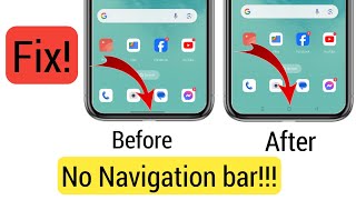 how to enable navigation bar  no 3button navigation bar fix on Android [upl. by Beekman58]