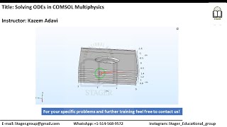 How to apply workplane differences union and intersection in Comsol [upl. by Jelks]