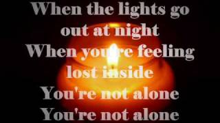 Youre Not Alone Shayne Ward with lyrics [upl. by Eradis]