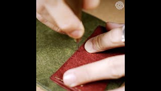 Making a Handmade Leather Satchel Wallet  ASMR [upl. by Heath95]