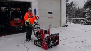 Honda HSS928 First Snow with Bonus Video [upl. by Clayson]