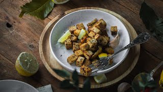 Tofu au citron et aux herbes  LHerboriste [upl. by Llertak]