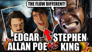 Stephen King vs Edgar Allan Poe Epic Rap Battles of History REACTION [upl. by Zuleika490]