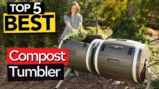 TOP 5 RIDICULOUSLY GOOD Compost Tumblers Today’s Top Picks [upl. by Elwaine6]