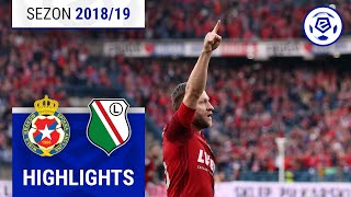 Wisła Kraków  Legia Warszawa 40  SKRÓT  Ekstraklasa 201819  27 Kolejka [upl. by Ardnohsal]