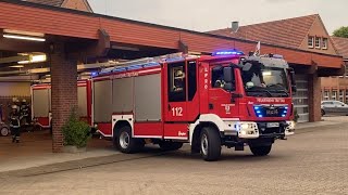 Viel Pressluft amp ankommende FFler Feuerwehr Trittau rückt aus zur BMA [upl. by Eux]