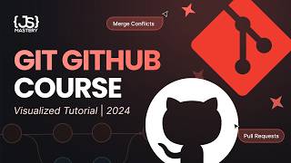 Git amp GitHub Tutorial  Visualized Git Course for Beginner amp Professional Developers in 2024 [upl. by Johns]